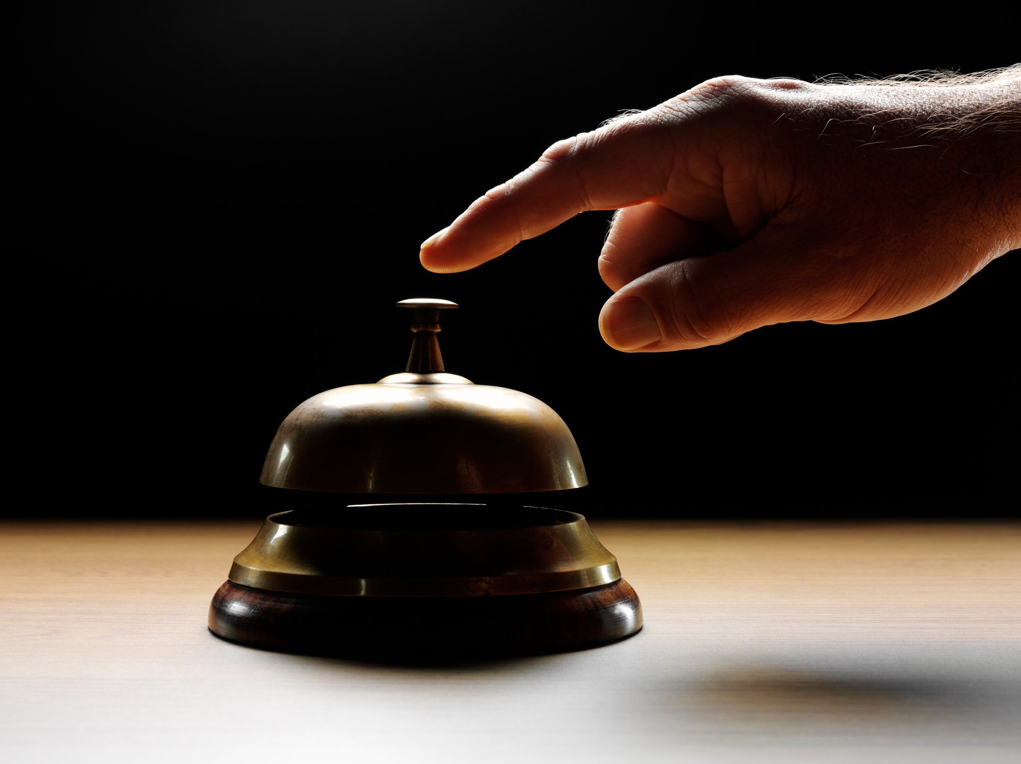 Pushing the Concierge Bell